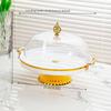 Elevated Dessert & Cake Serving Plate with Dome Lid
