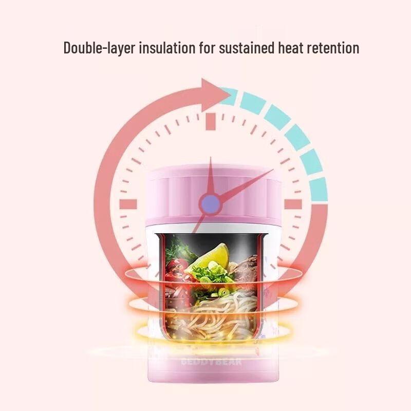 Bear Cup Kids Portable Insulated Food Jar