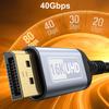 1M/2M/3M/5M 16K Display port Displayport DP 2.1 16K@60Hz 8K@120Hz 4K@240Hz 40Gbps HDR10 HDC DSC 1.2A Video Audio Cable HDTV TV