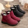 Women's Winter Fleece Lined Snow Boots Outdoor's Warm Lightweight  Anti Slip High-Top Ankle Boots Fur Lined Short Booties for Female