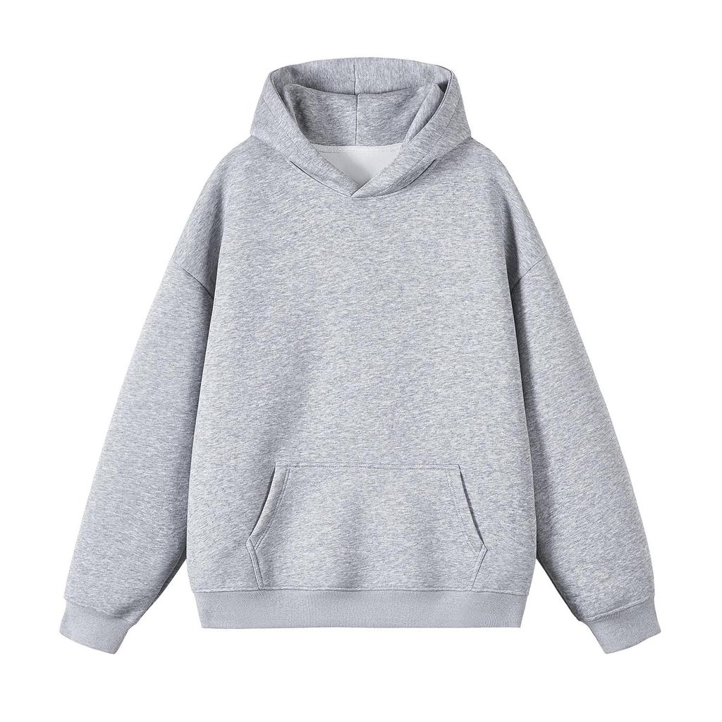 Frühling Herren Unifarbene Kapuzenpullover High Street Baumwoll-Pullover Hoodies 2026 Neue Herren Y2K Vintage Kapuzenpullover Kleidung