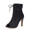 Fashion 2025 Spring Summer New Women's Black Party Boots Sexy Fish Mouth Stilettos High Heels Footwear Zip Women Dance Heels Shoes 33-46