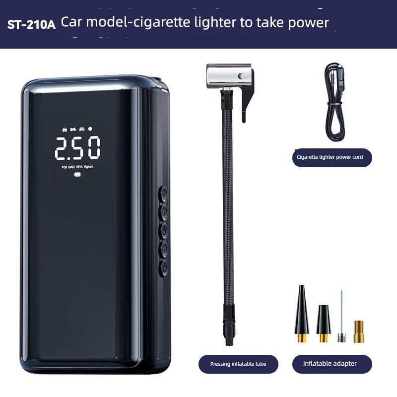 Vehicle Air Pump-Type Car Wireless Tire Pump Multi-Function Emergency Portable Battery for Mobile Phones Tire Air Pump 210 Car Model