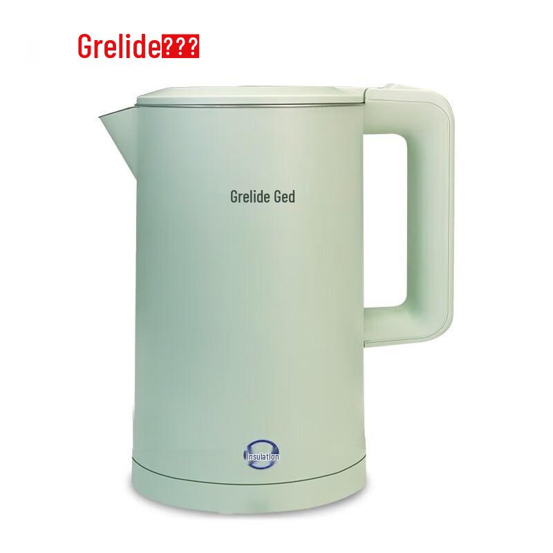 Grelide 1.8L 316 Stainless Steel Thermostatic Electric Kettle CN plug (adapter included)