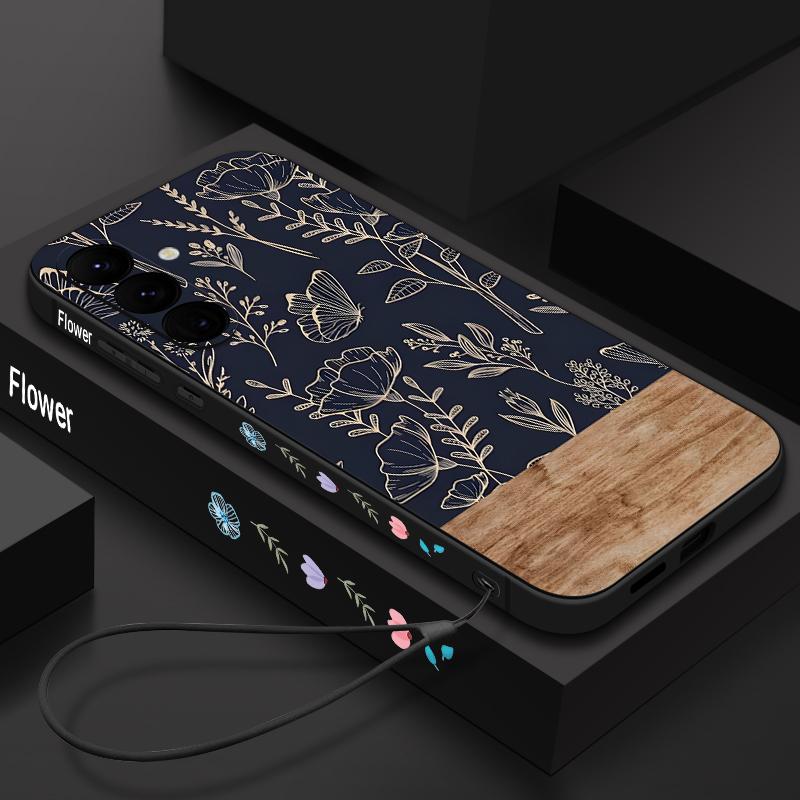 Ins Butterfly Flowers Case For Samsung Galaxy S26 S25 Ultra S24 S23 S22 Plus S21 FE A15 A16 A17 A35 A36 A54 A55 A56 5G Soft Cover