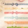 Yuxian Weishu Asymmetrical Washi Tape Set - 6 Styles for Journal Decoration and DIY Collage