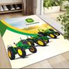 Χαλί Επίδειξης Τρακτέρ John Deere Μαλακό Πλενόμενο Αντιολισθητικό Χαλί Σπιτιού Σαλόνι Πατάκια Καναπέ Εξατομικευμένο Χριστουγεννιάτικο Χαλί
