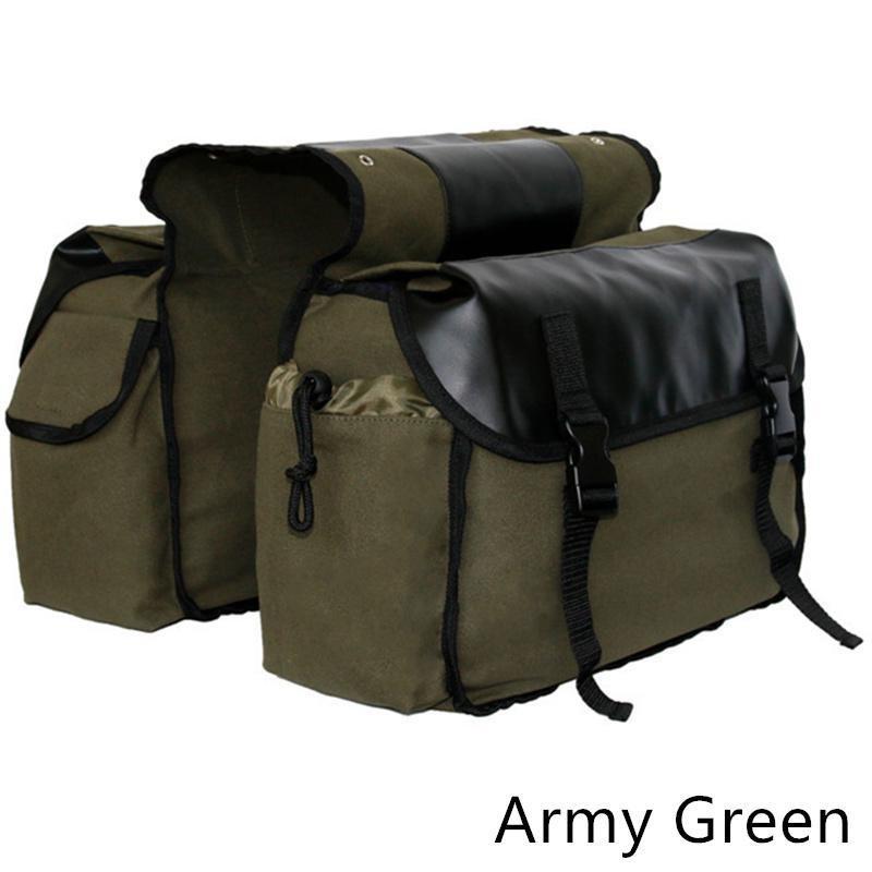 Large Capacity Bicycle Rear Shelf Bag Mountain Bike Motorcycle Carry Bag Rear Double Saddle Bag Cycling Equipment