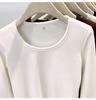 Women's European Style Velvet-Lined Long Sleeve Slimming T-Shirt for Autumn/Winter