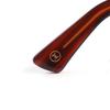 Excellent Lesca Lunetier Sunglasses BRUT PANTO 0.3"" Brown Acetate Mens Used