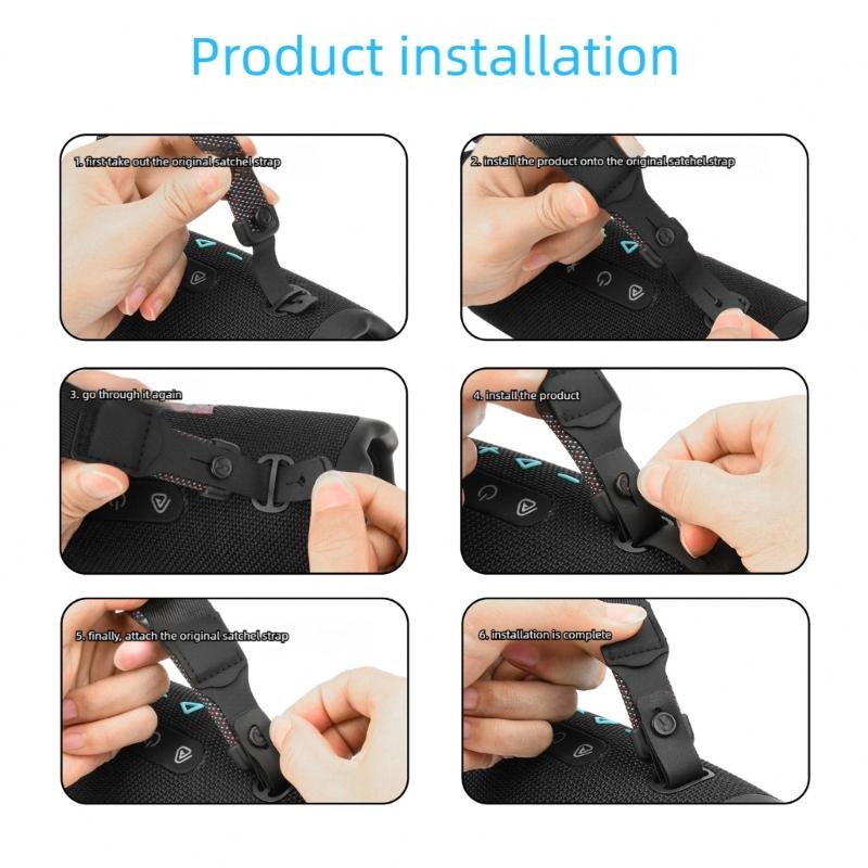 Adjustable Padded Shoulder Straps For Charge6 Portable Speakers Ergonomic Design Nylons Webbings Secure Attachment