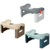 Rutschfester Toilettensitz Für Toilette Kackhocker Faltbar Tragbar Badezimmer Hocker zum Hocken Kacktopf Waschraum Hocker zum Hocken Beinerhöhung