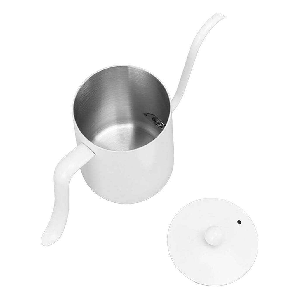 Spout Coffee Pot Professional 600ml Capacity Stainless Steel Gooseneck Coffee Kettle for Home Travel