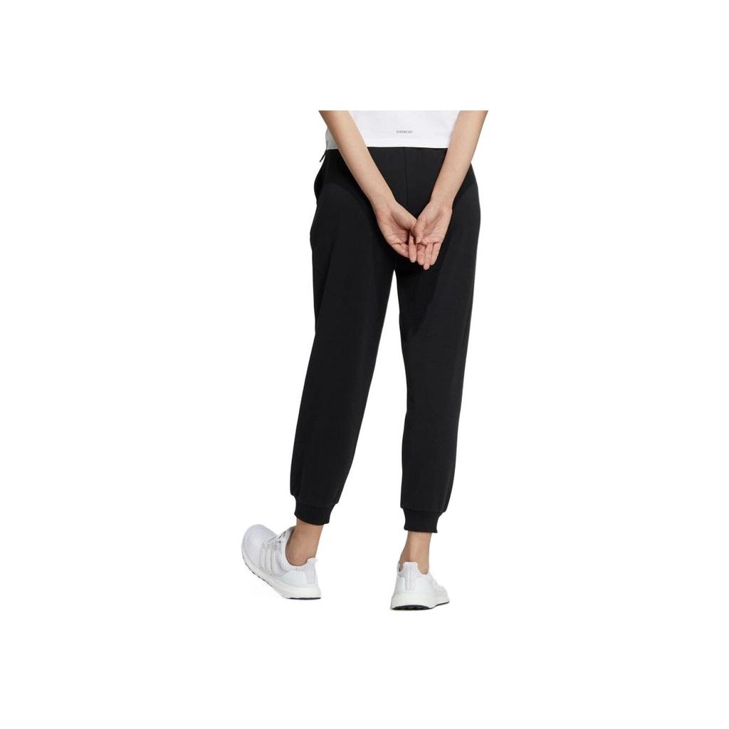 Adidas Casual Drawstring Joggers With Logo Women Bottoms Black IA5231