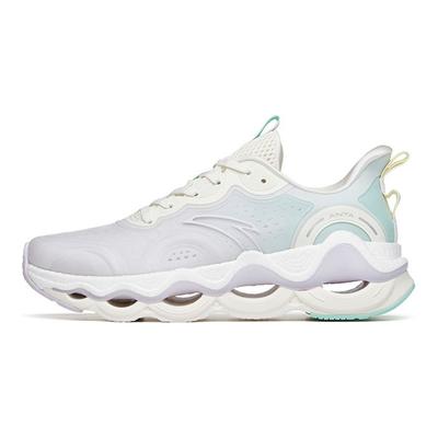 Cushioning Sports Shock Absorbing Non-Slip Wear-Resistant Breathable Low-Top Running Shoes Women Sneaker Purple Green 122225586-1