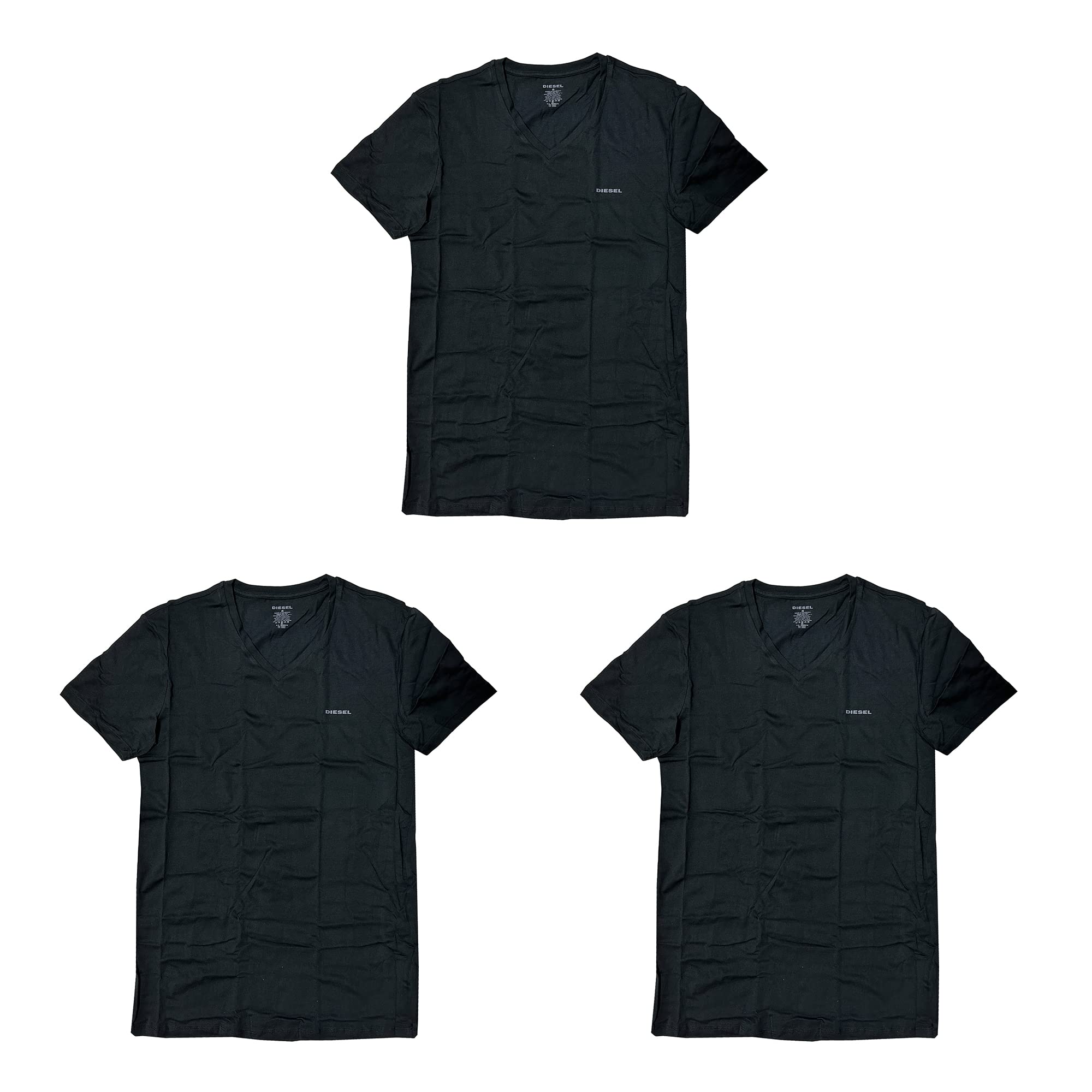 

Мужские футболки с V-образным вырезом Diesel, 3 шт., Черный, Размер S (00SPDM 0AALW) [Параллельный импорт]