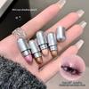 8pcs Mini Capsule Eyeshadow, Bagged Eyeshadow, Matte Shimmer Eyeshadow, Pearlescent, Fine Glitter, Long Lasting Waterproof Sweat Proof