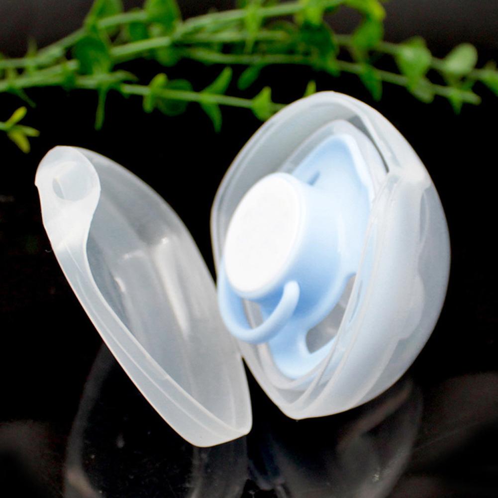 3pc Baby Nipple Container Box Pacifier Box Clear Holder Case For Pacifier Lightweight Transparent Baby Soother Container Carrier