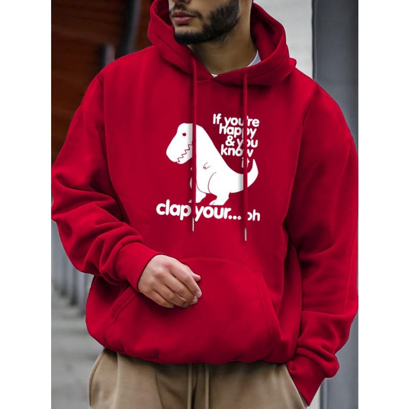 Hooded Sweatshirt Fleece Men S Casual Versatile Fashion Trendy Brand Pullover Hoodie L