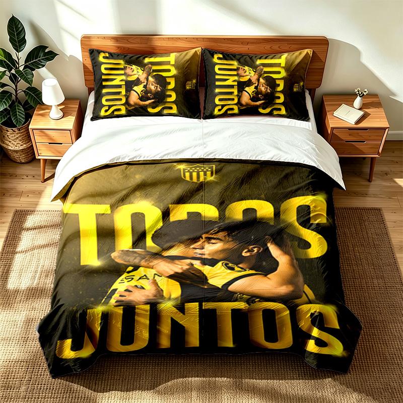 Club Atletico Penarol (23) 3pc set suitable for master bedrooms soft and comfortable an ideal gift for family and friends Includes one duvet cover and