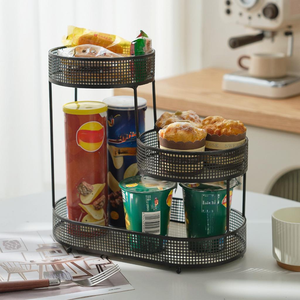Fruit Basket, Living Room, Coffee Table, Household Multi-Layer Fruit Plate Rack, Snack Rack, Nordic Candy Storage Rack