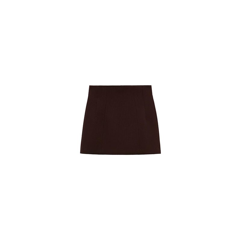 Za2025 Spring New Women's Clothing High Waist Slimming All-Matching A- line Sheath Skirt Mini Skirt 2334797