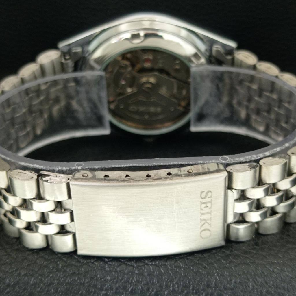 VINTAGE SEIKO AUTOMATIC 6309A JAPAN MENS REFURBISHED GREEN DIAL WATCH A443221-1