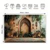 2D Moroccan Style Arch Backdrop Vintage Lantern Wedding Photo Studio Background