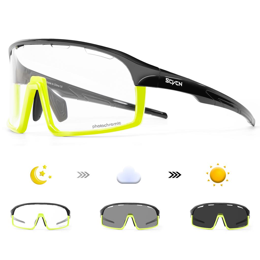 SCVCN Cycling Glasses Outdoor Bicycle Sunglasses for Men UV400 Sports Running Glasses Women MTB Cycling Sunglasses UV400 Hiking