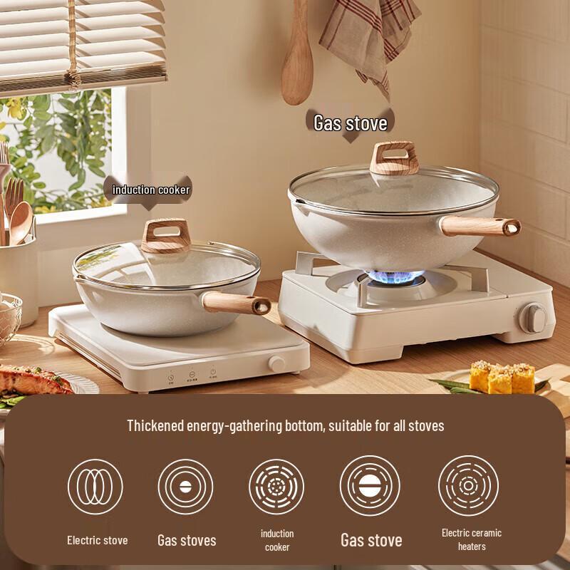 Supor Non-stick Maifan Stone Cookware Set