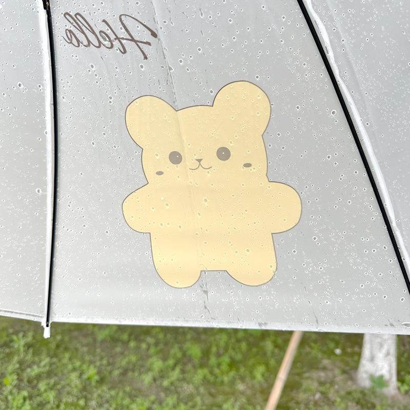 Children's Three-dimensional Umbrella Cute Cartoon Kindergarten Baby Umbrella Transparent Girl Boy Long Handle Umbrella Light Straight Handle Umbrella