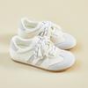 ins Korean version of the new lightweight retro German training little white shoes female spring student flat casual shoes street shot A88