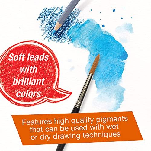 Faber-Castell Goldfaber Aqua Watercolor Pencil Set, 48 Colors in a Tin, 114648