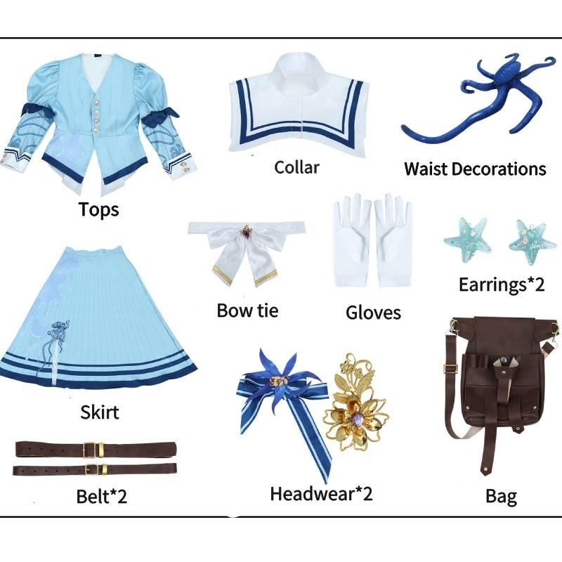 

Тема Персонаж игры Identity V Эмили Дайер Костюм для выступления Женский комплект Косплей XS