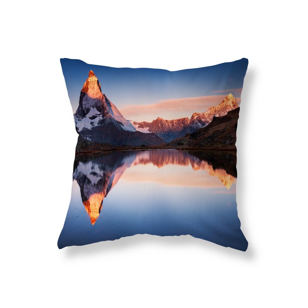 Volcanic Eruption Landscape Throw Pillow Cover Sofa Car Decorative Pillow Cover Office Chair Cushion Cover Room Home Decor