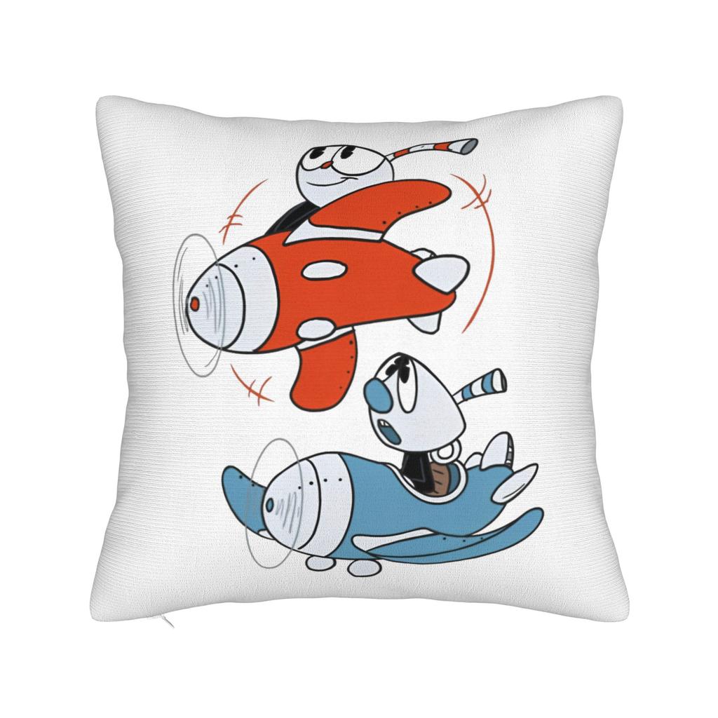 Cupheads And Mugmans Cartoon Pillowcase Printing Cushion Cover Decoration Throw Pillow Case Cover Home Wholesale