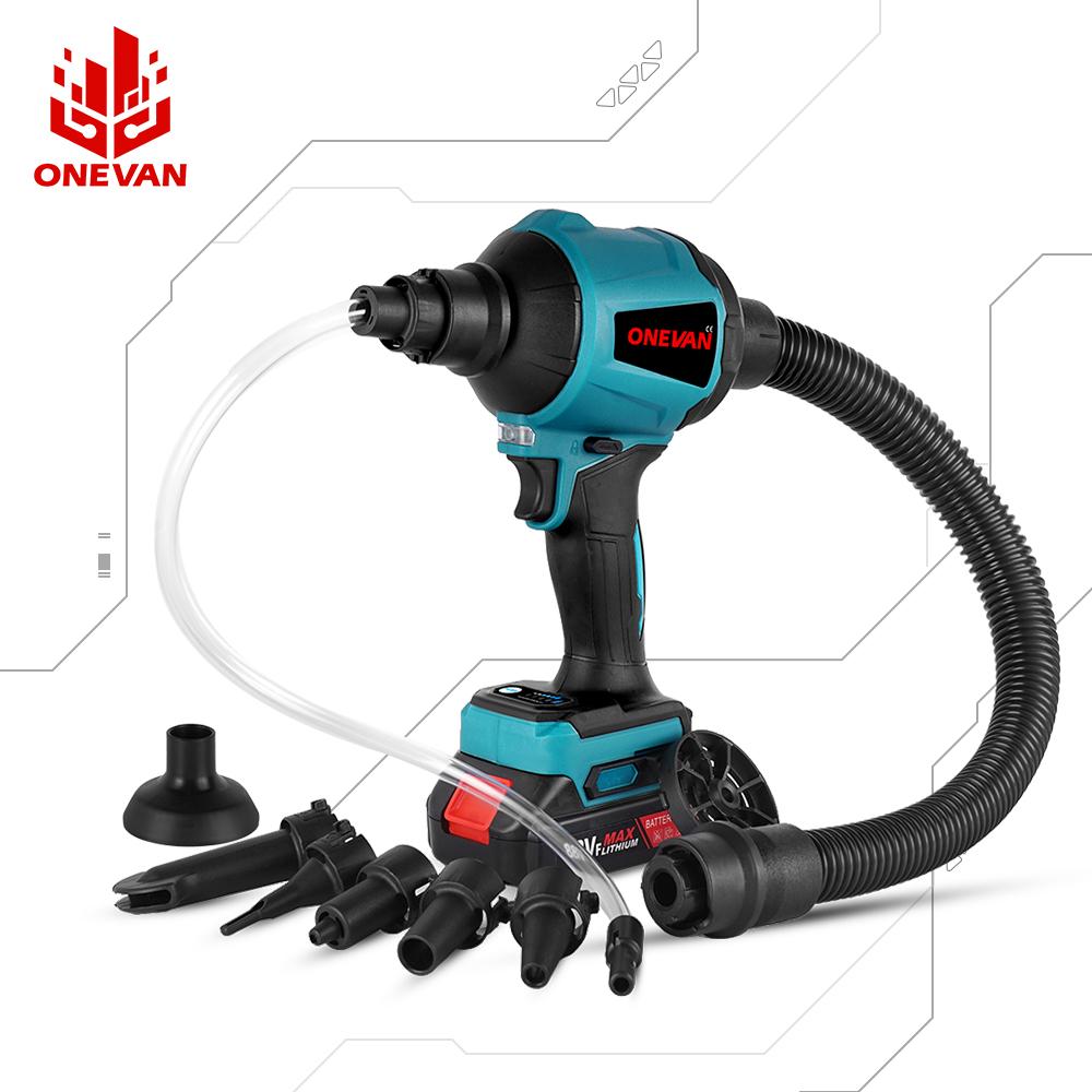 ONEVAN 1000W 40000RPM Wireless Blower Air Blower Cordless Battery Rechargeable Blower Dust Blower For 21V 18V Battery
