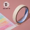 White Crepe Masking Tape: No Residue, Easy to Tear, Writable, Medium Strength Adhesive for Auto Paint & Art.