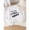 Girls' Soft Crewneck Sweatshirt "Don'T Make Me Call My Poppy Funny Quote" with Cute Creative Print, Casual All-Match for Fall Winter