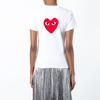 Comme des Garçons PLAY (WMNS) COMME Des GARCONS PLAY Double Sided Short Sleeves Tee 'White' Women's AZ-T221-051-1