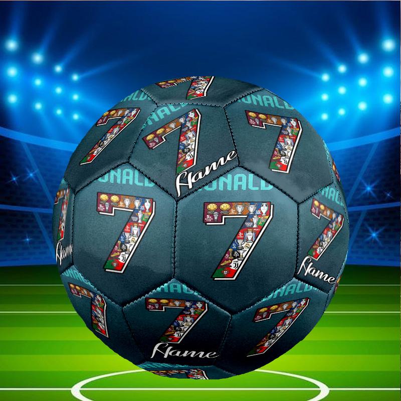 Custom Name Personalized Cristiano Ronaldo-A Print Size 5 Soccer Ball Training & Match Football, for Team, Kicking, Gift for Football Enthusiasts