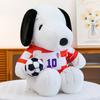 Fußball Snoopy Plüschtier mit PP-Baumwollfüllung für Kinder und Sammler