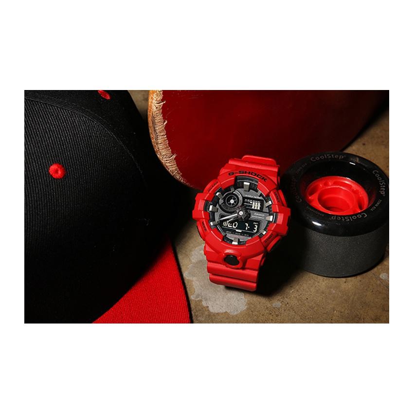 G-Shock City Battle Theme Series Street Domination Iron Man Color Dual Display Sports Waterproof Quartz Movement Resin Strap Men watches GA-700-4APR