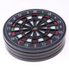 4/8Pcs Mini Dart Board Cup Coa Dart Board Styled Coaster Kitchen Utensils Table Mats Heat-Resistant Mug Cup Coasters 4pcs/set