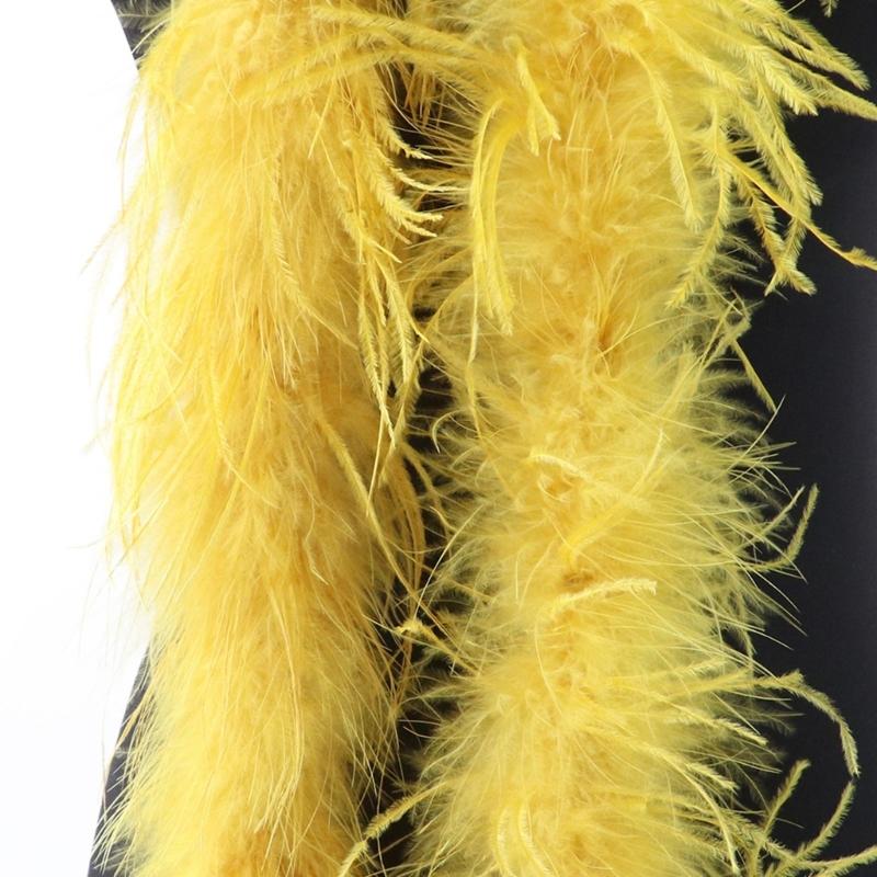 Stylish Ostriches Plumage Neck Wrap For Outfits And Home Decoration