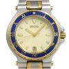 Watches 9700M Ivory IvoryDial Stainless Steel/Plated Gold Quartz Analog Display Unisex Used