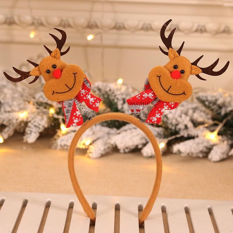 Christmas Party Decorations Children's Gift Hairband Headband Combo