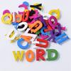 100pcs 22mm Random Mixed 1 Hole Wood Alphabet Letters Embellishment Scrapbooking Sewing Crafts Woodcraft Jewelry Making