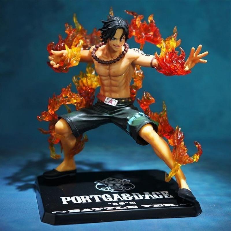 One Piece Monkey· D·Luffy Roronoa Zoro Portgas· D· Ace movie peripheral cartoon model toy boy birthday gift table ornaments