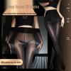 Calze da donna Shengyu 8D Sexy in Seta Lucida all'Olio di Cavallo - Collant Senza Cuciture con Cavallo Aperto e Calzini JK Lisci